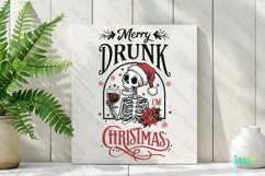 Christmas Skulls Quotes Sublimation Product Image 3