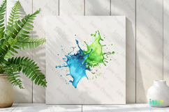 Color Splashes Watercolor Sublimation Product Image 2