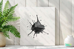 Color Splashes Watercolor Sublimation Product Image 2