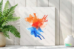 Color Splashes Watercolor Sublimation Product Image 2