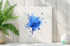 Color Splashes Watercolor Sublimation Product Image 2