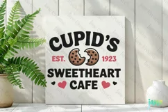 Cupid's Sweetheart Cafe SVG PNG Product Image 2