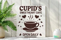 Cupid&#039;s Sweetheart Cafe SVG PNG Product Image 2