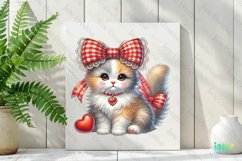 Cute Kitten Valentine&#039;s Day PNG Clipart Product Image 2