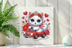 Cute Kitten Valentine's Day PNG Clipart Product Image 2