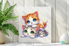 Cute Kitten Valentine&#039;s Day PNG Clipart Product Image 2