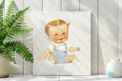 Cute Little Baby Sublimation Clipart Product Image 2