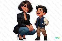 Latina Mom Sublimation Clipart Product Image 1