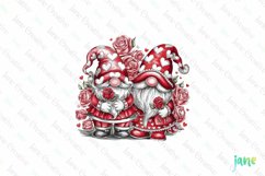 Valentine Gnome Couple Sublimation Product Image 1
