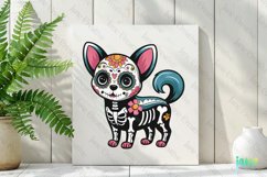 Chihuahua Day Of The Dead Dog Sublimation Clipart Product Image 2