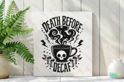 Death Before Decaf PNG Product Image 2