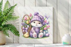 Easter Bunny Clipart Sublimation Product Image 2