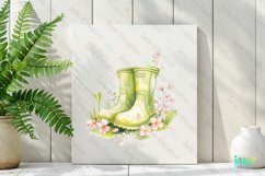 Easter With Spring Flowers Clipart Product Image 2