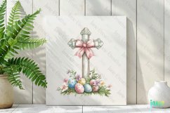 Easter With Spring Flowers Clipart Product Image 2