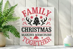 Family Christmas Making Memories Together SVG PNG Product Image 2