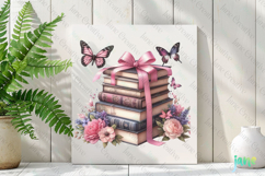 Floral Book PNG Clipart Product Image 2