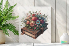 Floral Book PNG Clipart Product Image 2