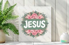 Floral Christian Sublimation Clipart Product Image 2