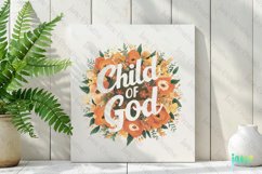 Floral Christian Sublimation Clipart Product Image 2