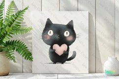 Funny Black Cats Sublimation Clipart Product Image 2