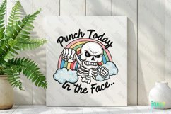 Funny Cute Skeleton Sublimation Clipart Product Image 2