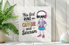 Funny Cute Skeleton Sublimation Clipart Product Image 2