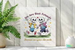 Funny Cute Skeleton Sublimation Clipart Product Image 2