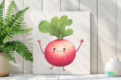 Funny Fruits &amp; Vegetables Clipart Product Image 2