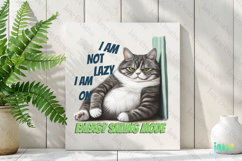Energy aving Mode Funny Sarcastic Animal Quotes Clipart Product Image 2
