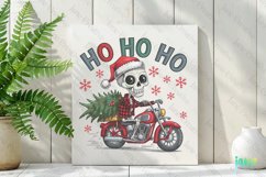 Hohoho Funny Skeleton Christmas PNG Clipart Product Image 2