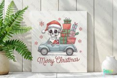 Merry Christmas Funny Skeleton Christmas PNG Clipart Product Image 2