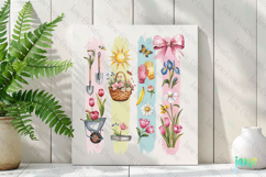 Garden Brushstroke Clipart Sublimation Product Image 2