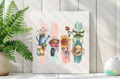 Garden Brushstroke Clipart Sublimation Product Image 2
