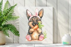 Easter Bunny German Shepherd Dog Clipart Product Image 3