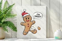 Gingerbread Christmas Quotes Sublimation Product Image 2