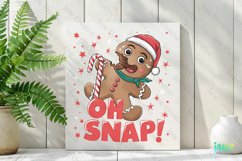 Gingerbread Christmas Quotes Sublimation Product Image 2