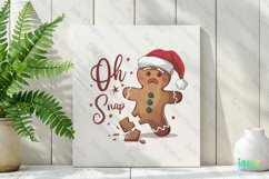 Gingerbread Christmas Quotes Sublimation Product Image 2
