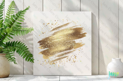 Glitter Gold Effect Clipart Sublimation Product Image 2