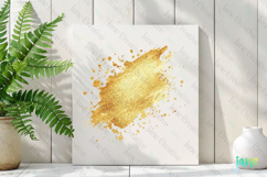 Glitter Gold Effect Clipart Sublimation Product Image 2