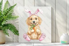 Easter Bunny Golden Retriever Dog Clipart Product Image 2
