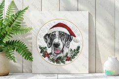 Embroidered Christmas Great Dane Dog Ornament Clipart Product Image 2