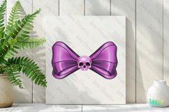 Halloween Bow Goth Cosmetics Clipart Product Image 2