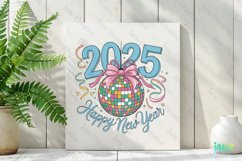 Happy New Year 2025 PNG Clipart Product Image 2