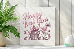 Happy New Year 2025 PNG Clipart Product Image 2