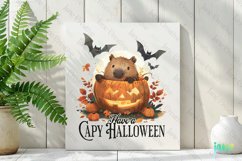 Halloween Capybara Sublimation Clipart Product Image 3
