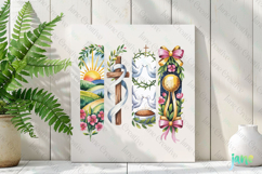 He Is Risen Brushstroke Clipart Product Image 2