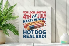 Hot Dog 4th Of July Sublimation Clipart Product Image 2