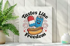 Hot Dog 4th Of July Sublimation Clipart Product Image 2
