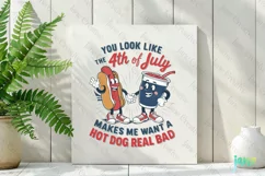 Hot Dog 4th Of July Sublimation Clipart Product Image 2