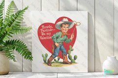 Howdy Pardner Be My Valentine Sublimation Product Image 2